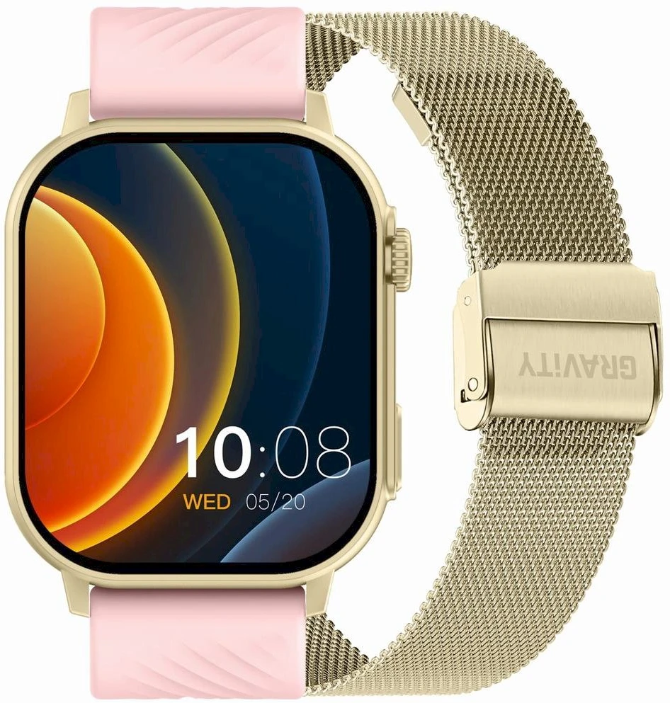 Išmanusis laikrodis UNISEX GRAVITY GT15-7 - BLUETOOTH CONNECTIONS, ADDITIONAL PASSAGE (sg029g)