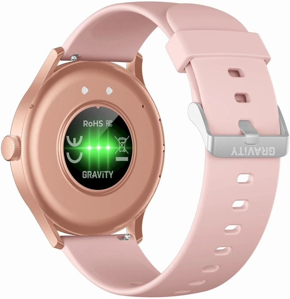 Išmanusis laikrodis UNISEX GRAVITY GT2-1 PRO - AMOLED, WŁASNE TARCZE (sg040a)