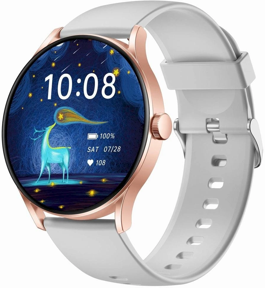 Išmanusis laikrodis UNISEX GRAVITY GT2-3 PRO - AMOLED, WŁASNE TARCZE (sg040c)