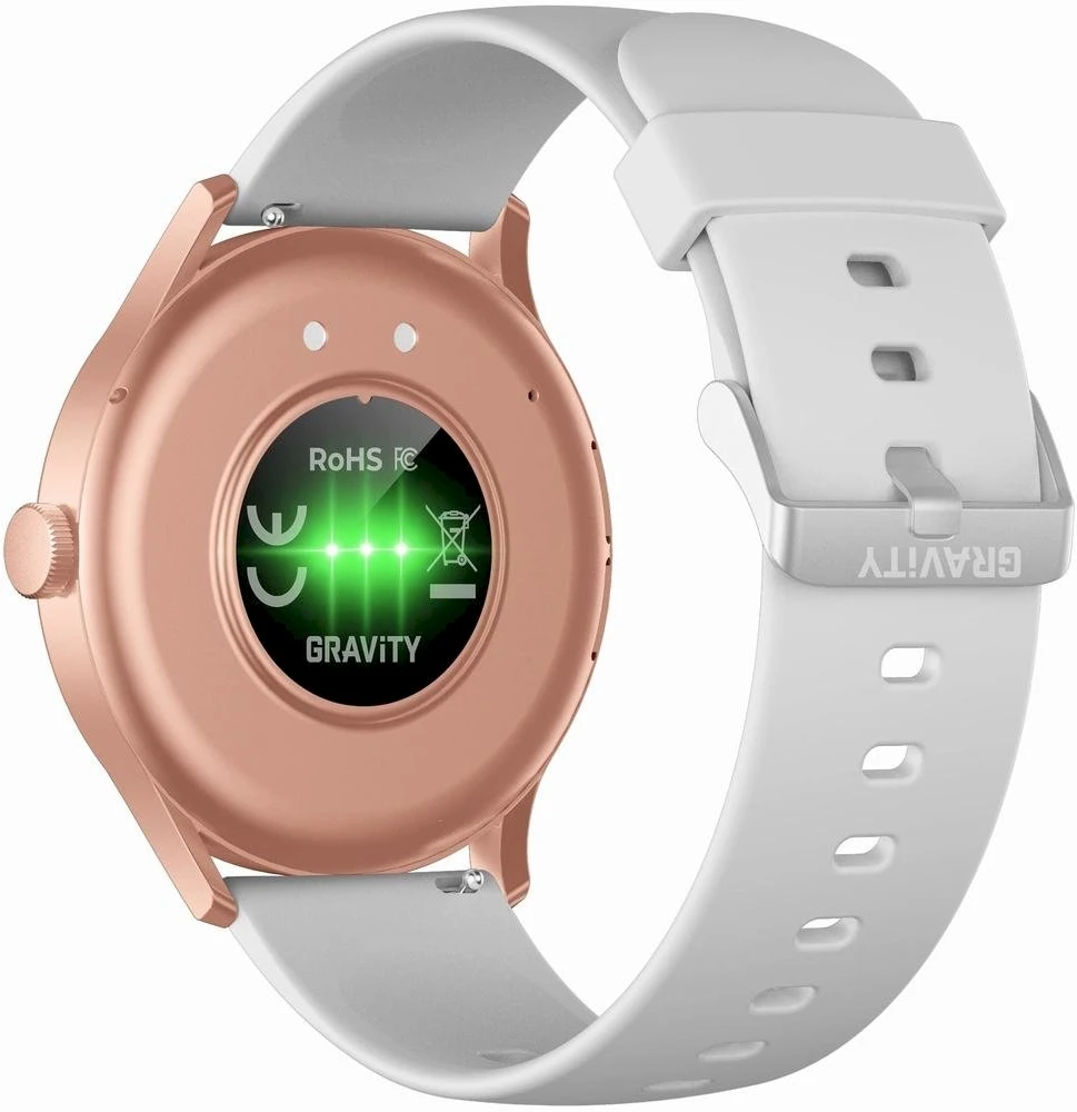 Išmanusis laikrodis UNISEX GRAVITY GT2-3 PRO - AMOLED, WŁASNE TARCZE (sg040c)