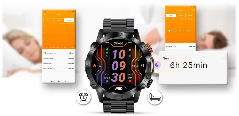 GRAVITY GT20-1 MEN'S Išmanusis laikrodis - AMOLED, ADDITIONAL BELT (sg024a)