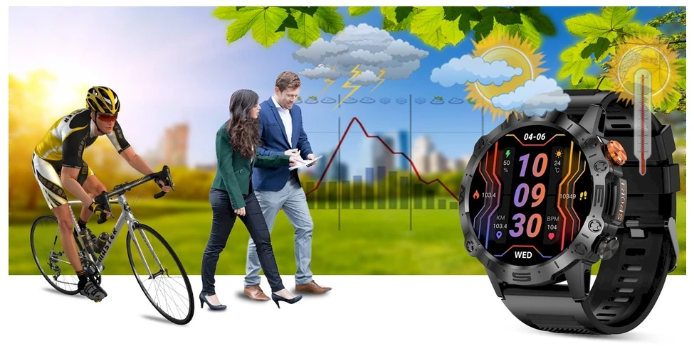 GRAVITY GT20-1 MEN'S Išmanusis laikrodis - AMOLED, ADDITIONAL BELT (sg024a)