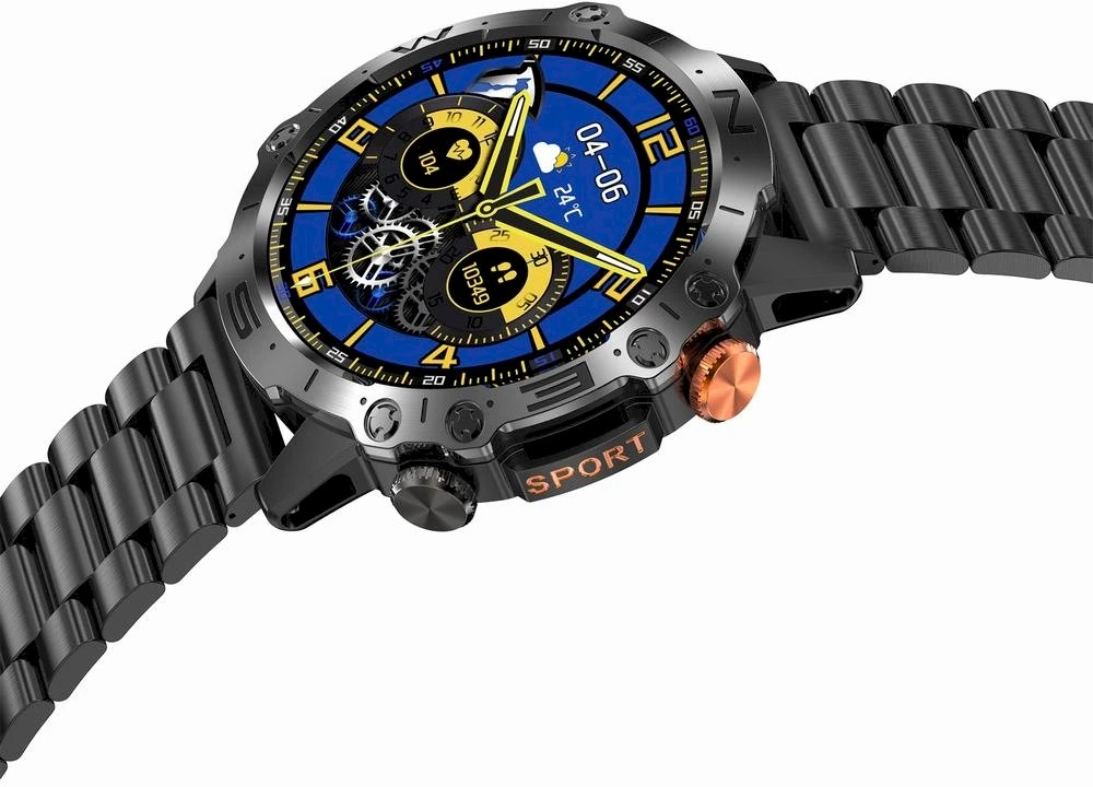 GRAVITY GT20-1 MEN'S Išmanusis laikrodis - AMOLED, ADDITIONAL BELT (sg024a)