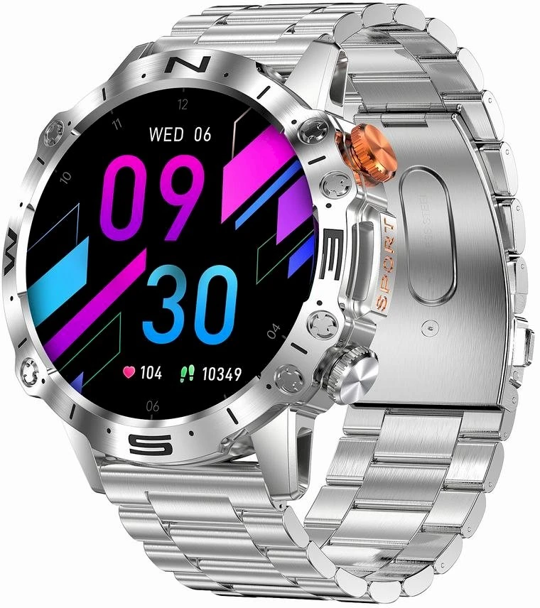 Išmanusis laikrodis MĘSKI GRAVITY GT20-2 - AMOLED, DODATKOWY PASEK (sg024b)