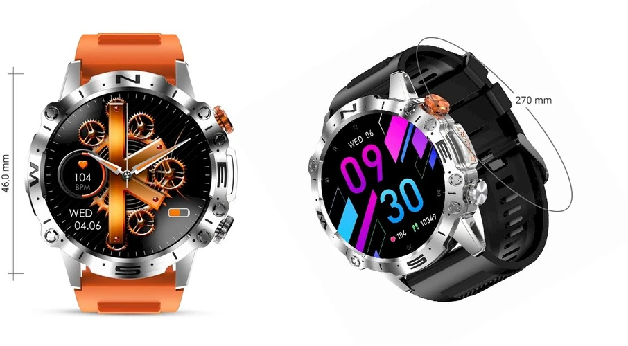 GRAVITY GT20-4 MEN'S Išmanusis laikrodis - AMOLED, ADDITIONAL BELT (sg024d)