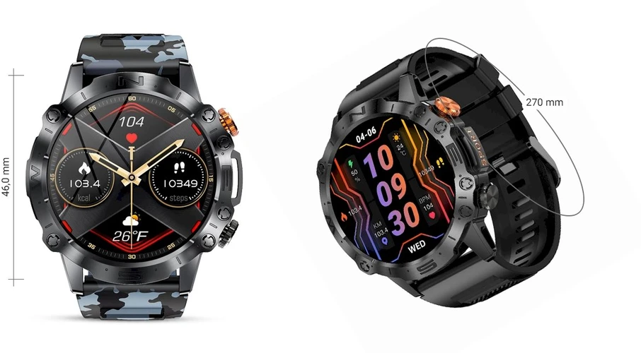 GRAVITY GT20-5 MEN S Išmanusis laikrodis - AMOLED, ADDITIONAL BELT (sg024e)