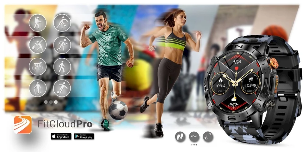 GRAVITY GT20-5 MEN S Išmanusis laikrodis - AMOLED, ADDITIONAL BELT (sg024e)