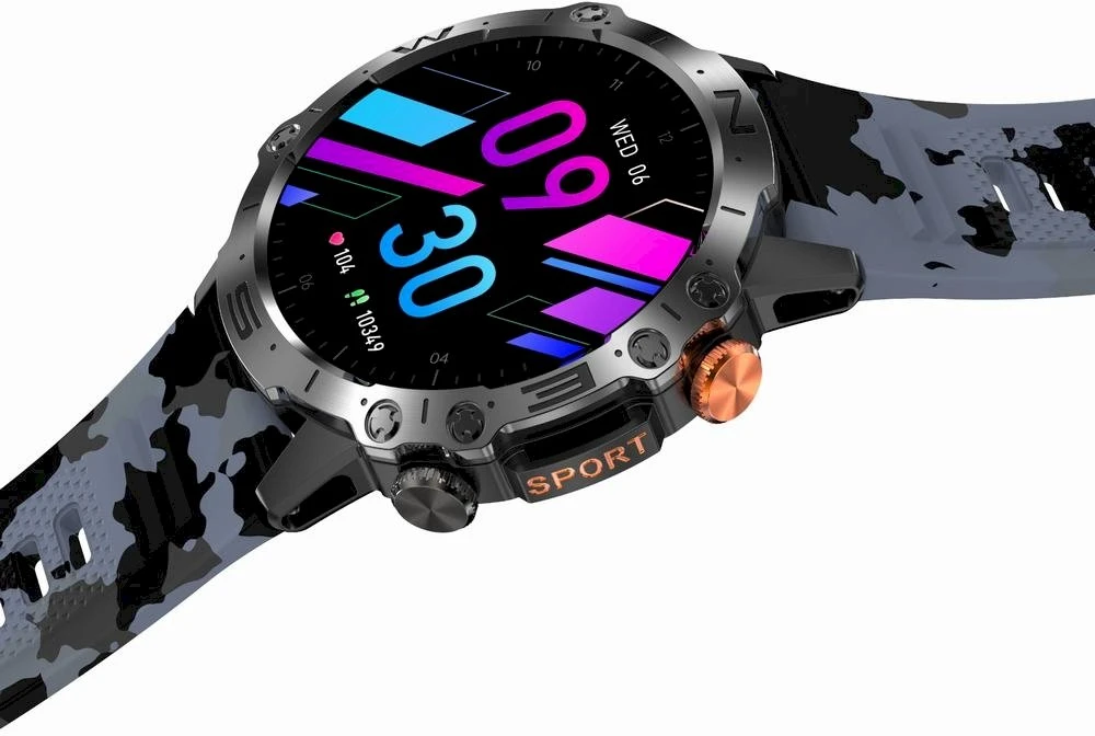 GRAVITY GT20-5 MEN S Išmanusis laikrodis - AMOLED, ADDITIONAL BELT (sg024e)