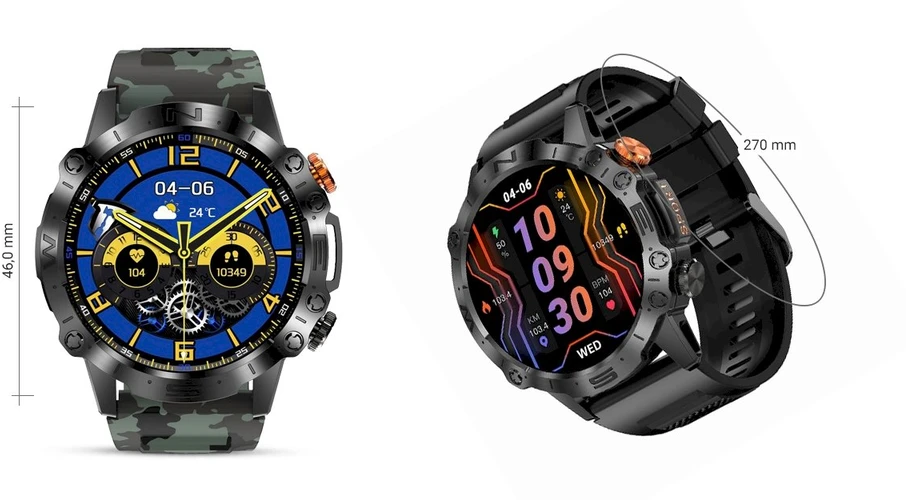 GRAVITY GT20-6 MEN'S Išmanusis laikrodis - AMOLED, ADDITIONAL BELT (sg024f)