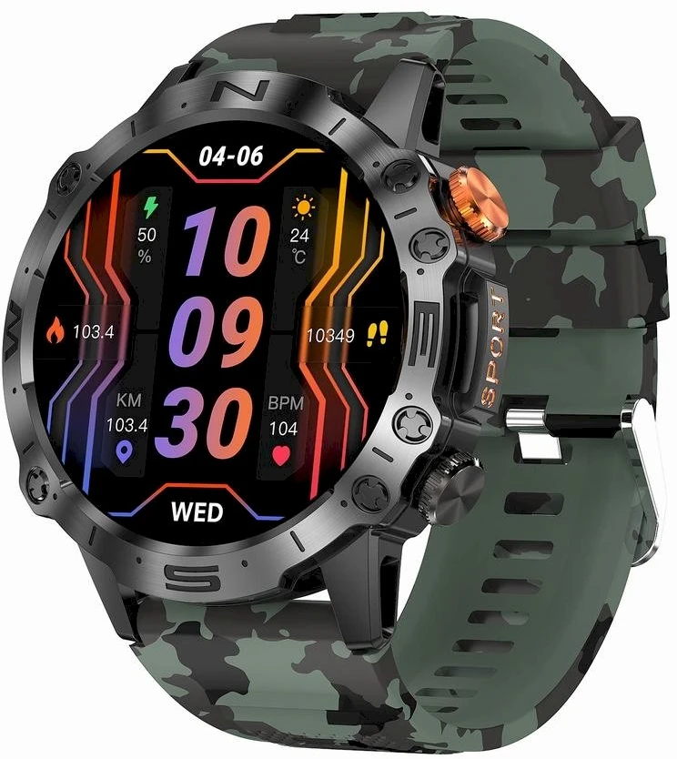 GRAVITY GT20-6 MEN'S Išmanusis laikrodis - AMOLED, ADDITIONAL BELT (sg024f)