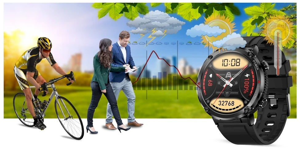 GRAVITY GT21-1 VYRIŠKAS Išmanusis laikrodis - BLUETOOTH CALL, PAPILDOMAS DIRŽAS (sg025a)