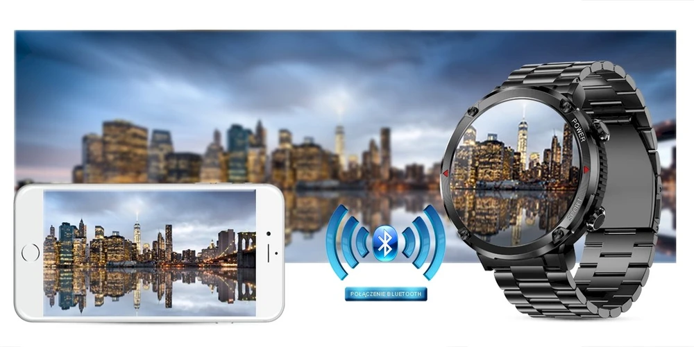 GRAVITY GT21-1 VYRIŠKAS Išmanusis laikrodis - BLUETOOTH CALL, PAPILDOMAS DIRŽAS (sg025a)