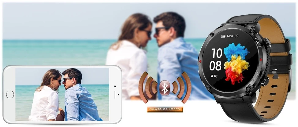 Išmanusis laikrodis MĘSKI GRAVITY GT21-3 - BLUETOOTH CALL, DODATKOWY PASEK (sg025c)