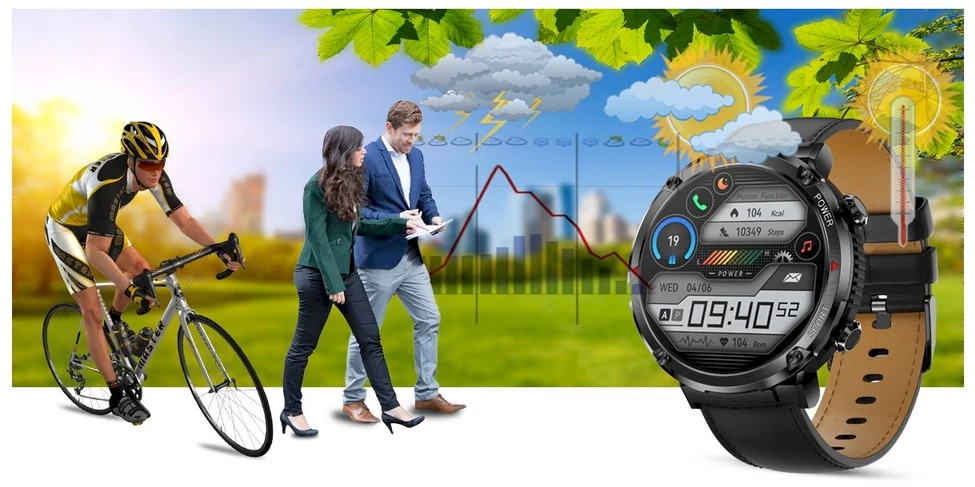Išmanusis laikrodis MĘSKI GRAVITY GT21-3 - BLUETOOTH CALL, DODATKOWY PASEK (sg025c)