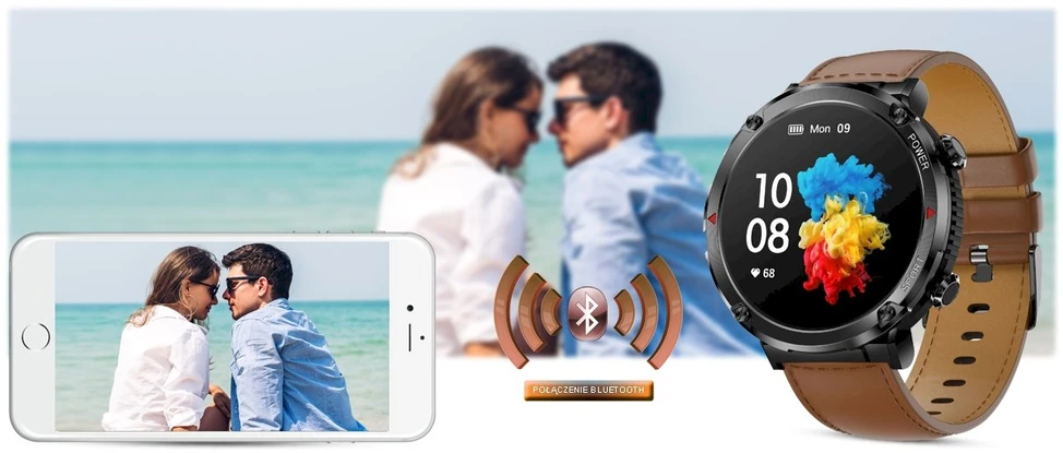 GRAVITY GT21-4 MEN S Išmanusis laikrodis - BLUETOOTH CALL, ADJUSTABLE BELT (sg025d)