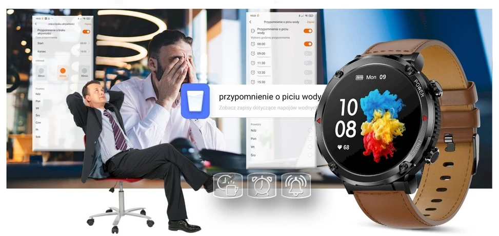 GRAVITY GT21-4 MEN S Išmanusis laikrodis - BLUETOOTH CALL, ADJUSTABLE BELT (sg025d)