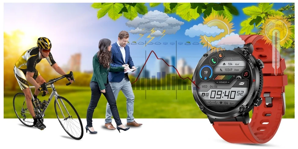 Išmanusis laikrodis MĘSKI GRAVITY GT21-6 - BLUETOOTH CALL, DODATKOWY PASEK (sg025f)