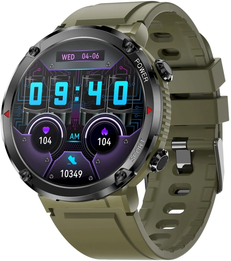 Išmanusis laikrodis MĘSKI GRAVITY GT21-7 - BLUETOOTH CALL, DODATKOWY PASEK (sg025g)
