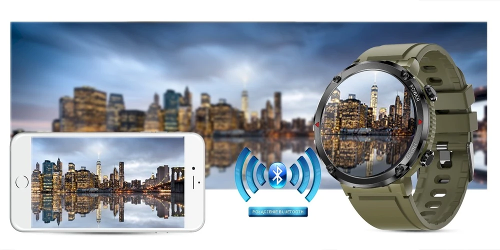 Išmanusis laikrodis MĘSKI GRAVITY GT21-7 - BLUETOOTH CALL, DODATKOWY PASEK (sg025g)