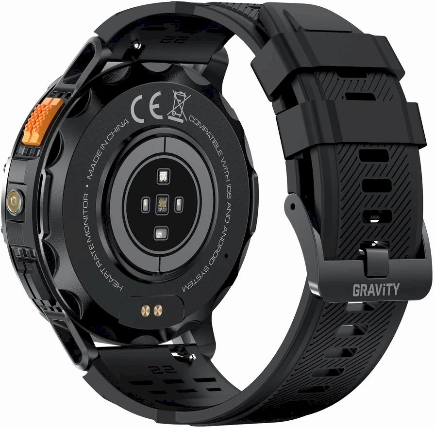 GRAVITY GT22-1 MEN'S Išmanusis laikrodis - AMOLED, ADDITIONAL BELT (sg030a)