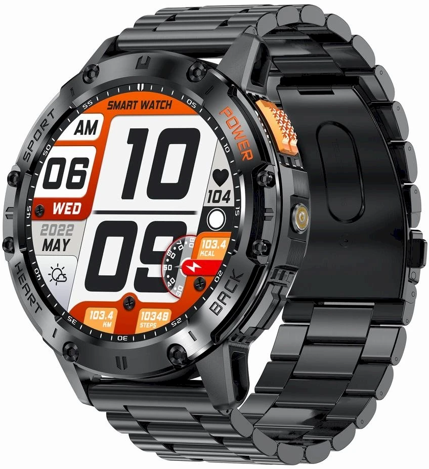 GRAVITY GT22-1 MEN'S Išmanusis laikrodis - AMOLED, ADDITIONAL BELT (sg030a)