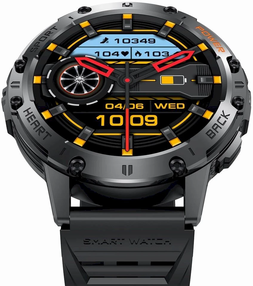 GRAVITY GT22-1 MEN'S Išmanusis laikrodis - AMOLED, ADDITIONAL BELT (sg030a)