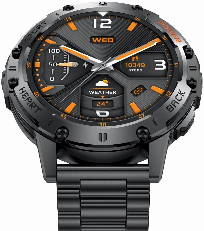 GRAVITY GT22-1 MEN'S Išmanusis laikrodis - AMOLED, ADDITIONAL BELT (sg030a)