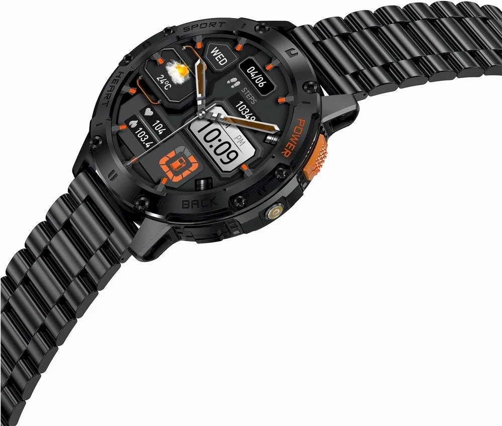 GRAVITY GT22-1 MEN'S Išmanusis laikrodis - AMOLED, ADDITIONAL BELT (sg030a)