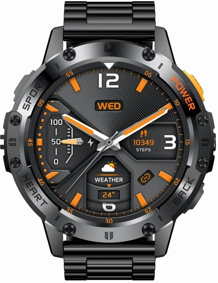GRAVITY GT22-1 MEN'S Išmanusis laikrodis - AMOLED, ADDITIONAL BELT (sg030a)