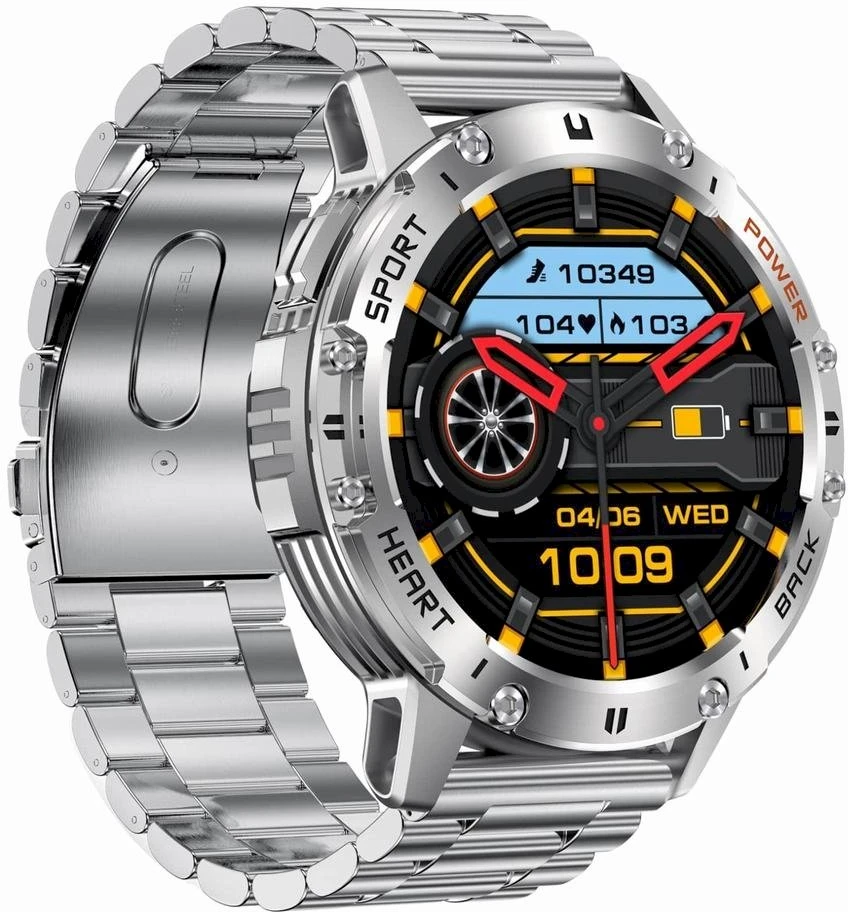 GRAVITY GT22-2 MEN'S Išmanusis laikrodis - AMOLED, ADDITIONAL BELT (sg030b)