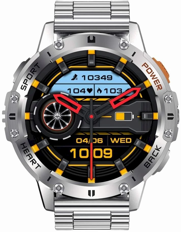 GRAVITY GT22-2 MEN'S Išmanusis laikrodis - AMOLED, ADDITIONAL BELT (sg030b)