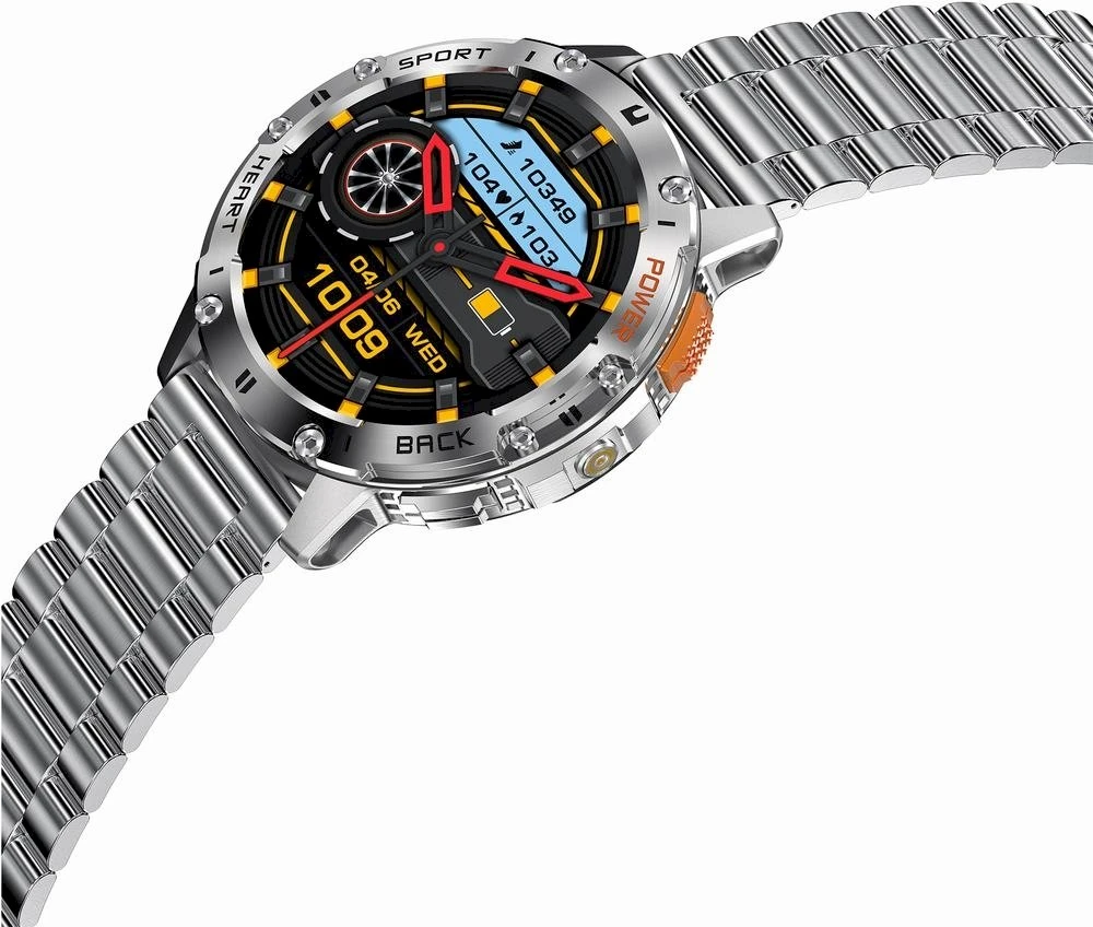 GRAVITY GT22-2 MEN'S Išmanusis laikrodis - AMOLED, ADDITIONAL BELT (sg030b)