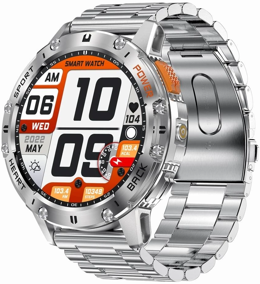 GRAVITY GT22-2 MEN'S Išmanusis laikrodis - AMOLED, ADDITIONAL BELT (sg030b)