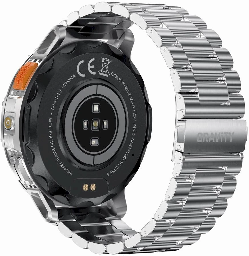 GRAVITY GT22-2 MEN'S Išmanusis laikrodis - AMOLED, ADDITIONAL BELT (sg030b)