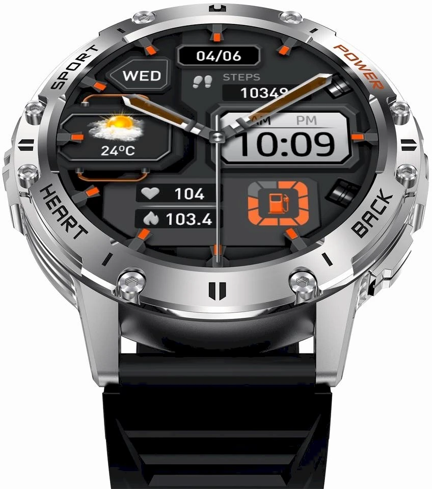 GRAVITY GT22-2 MEN'S Išmanusis laikrodis - AMOLED, ADDITIONAL BELT (sg030b)