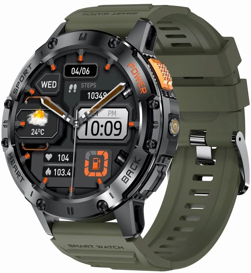 GRAVITY GT22-5 MEN'S Išmanusis laikrodis - AMOLED, ADDITIONAL BELT (sg030e)