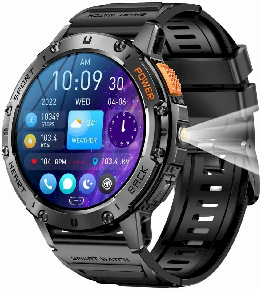 GRAVITY GT22-5 MEN'S Išmanusis laikrodis - AMOLED, ADDITIONAL BELT (sg030e)