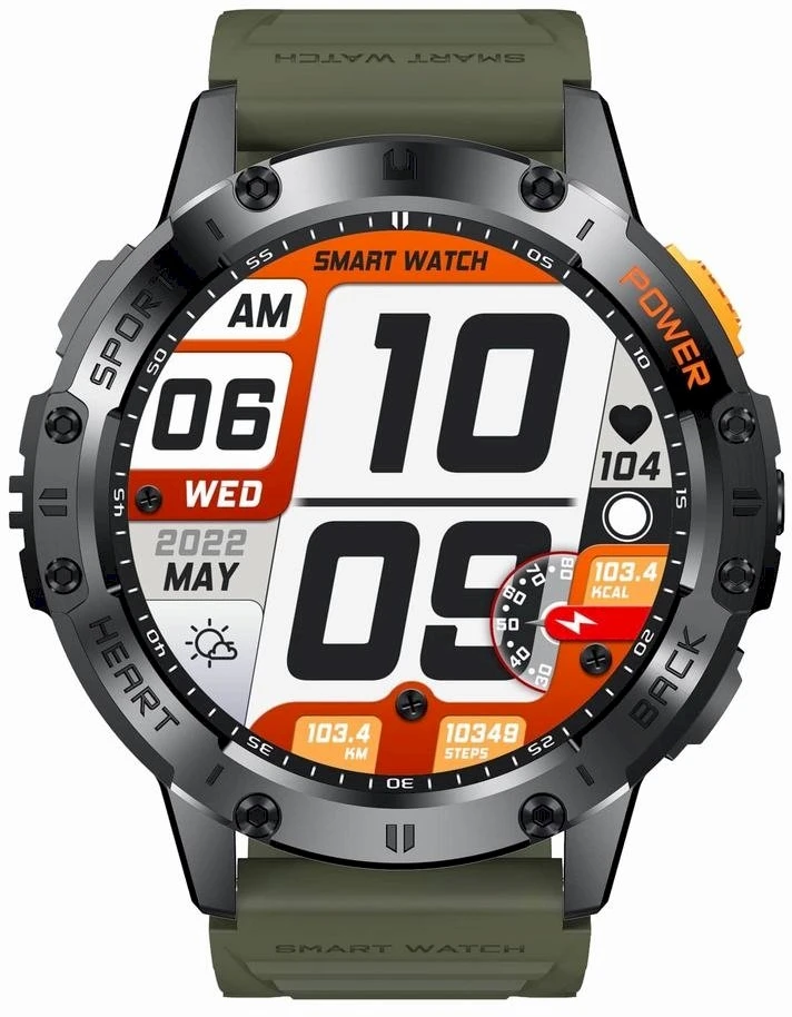 GRAVITY GT22-5 MEN'S Išmanusis laikrodis - AMOLED, ADDITIONAL BELT (sg030e)
