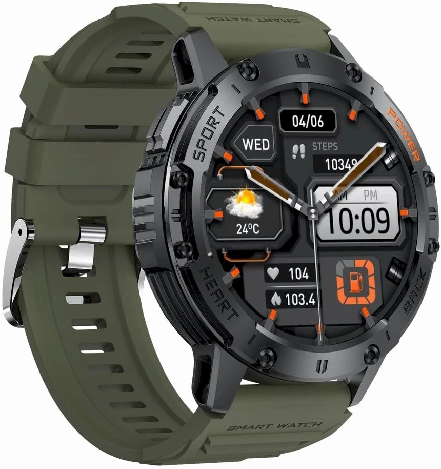 GRAVITY GT22-5 MEN'S Išmanusis laikrodis - AMOLED, ADDITIONAL BELT (sg030e)
