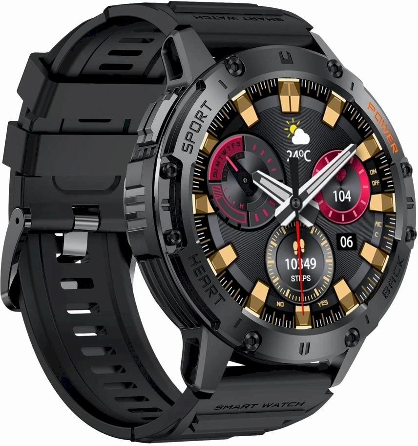 GRAVITY GT22-5 MEN'S Išmanusis laikrodis - AMOLED, ADDITIONAL BELT (sg030e)