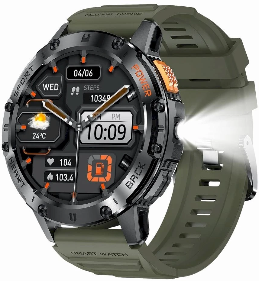 GRAVITY GT22-5 MEN'S Išmanusis laikrodis - AMOLED, ADDITIONAL BELT (sg030e)