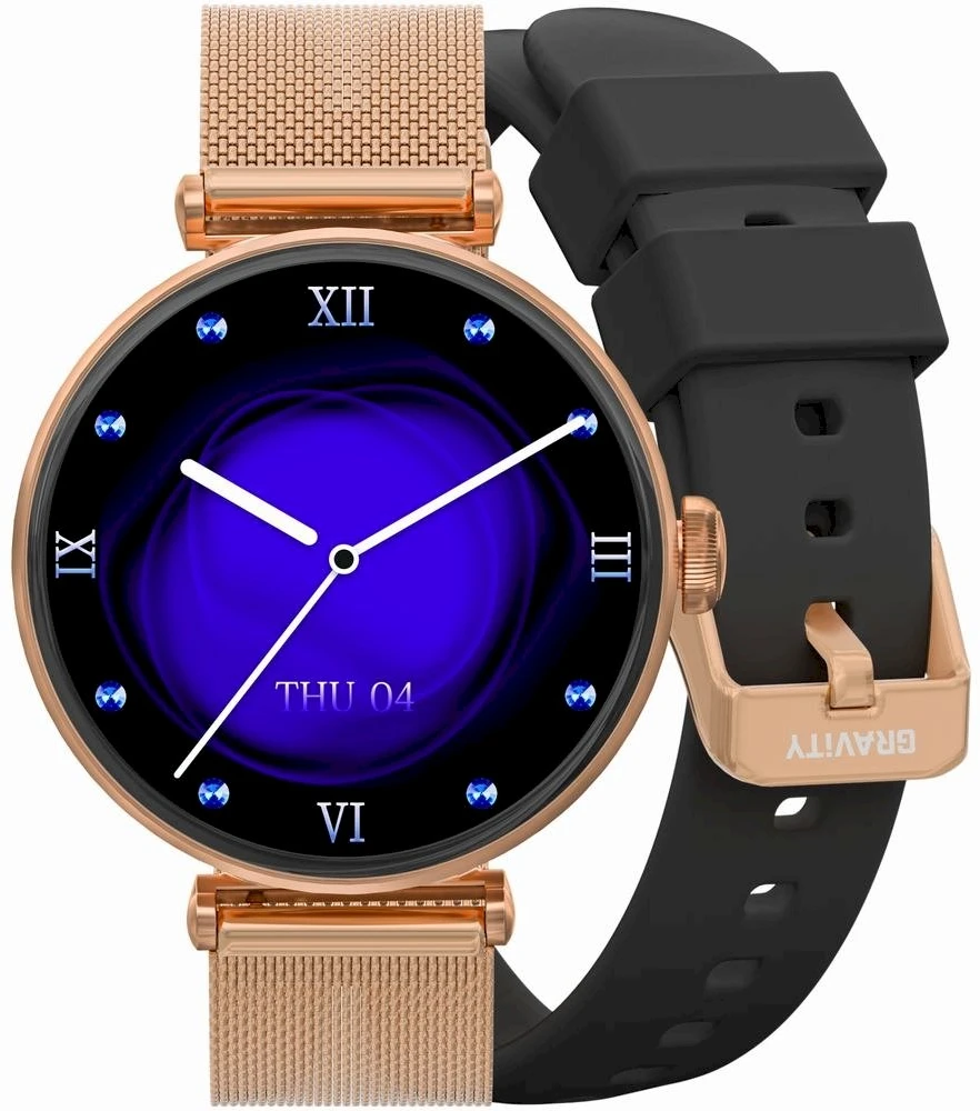 Išmanusis laikrodis DAMSKI GRAVITY GT26-3 - DODATKOWY PASEK (sg042c)