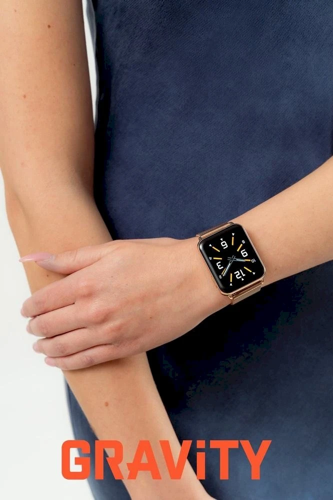 Išmanusis laikrodis UNISEX GRAVITY GT17-1 - AMOLED, DODATKOWY PASEK (sg038a)