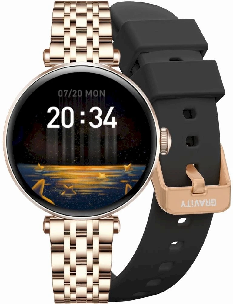 Išmanusis laikrodis DAMSKI GRAVITY GT26-6 - DODATKOWY PASEK (sg042f)
