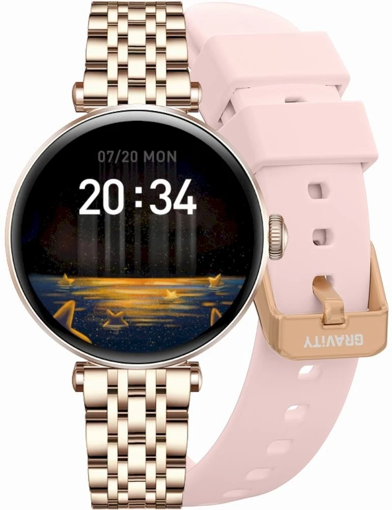 Išmanusis laikrodis DAMSKI GRAVITY GT26-4 - DODATKOWY PASEK (sg042d)