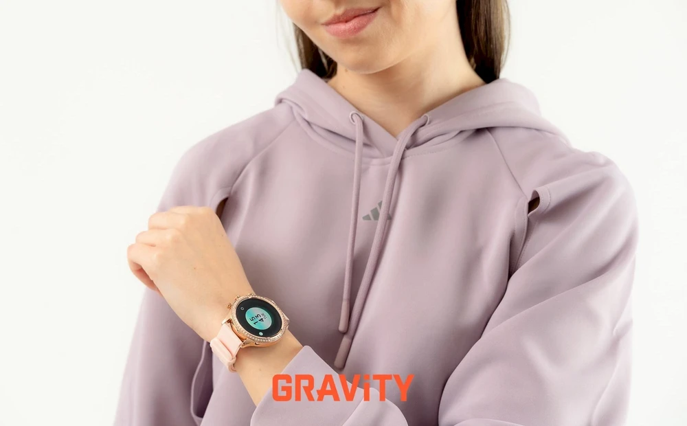 Išmanusis laikrodis DAMSKI GRAVITY GT5-5 - DODATKOWY PASEK (sg043e)
