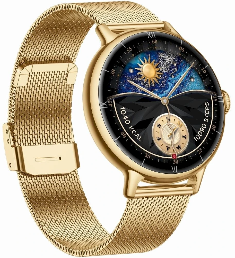 Išmanusis laikrodis DAMSKI GRAVITY GT33-1 - AMOLED, DODATKOWY PASEK (sg048a)