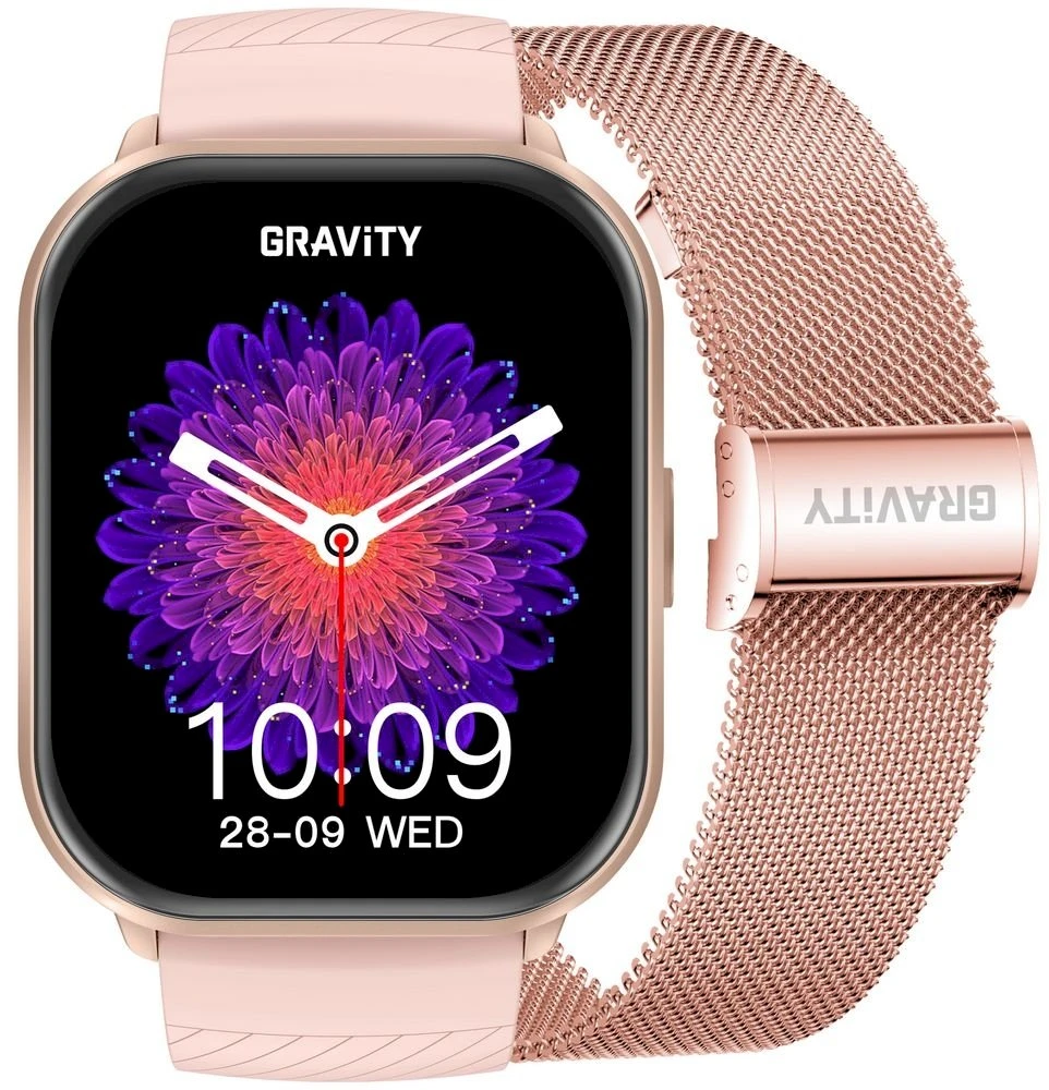 Išmanusis laikrodis DAMSKI GRAVITY GT43-1 - DODATKOWY PASEK (sg054a)