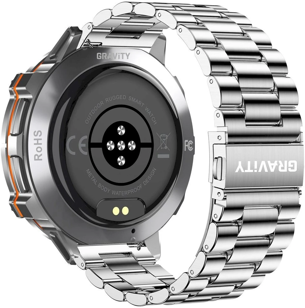 Išmanusis laikrodis MĘSKI GRAVITY GT42-4 - AMOLED, DODATKOWA BRANSOLETA (sg056d)