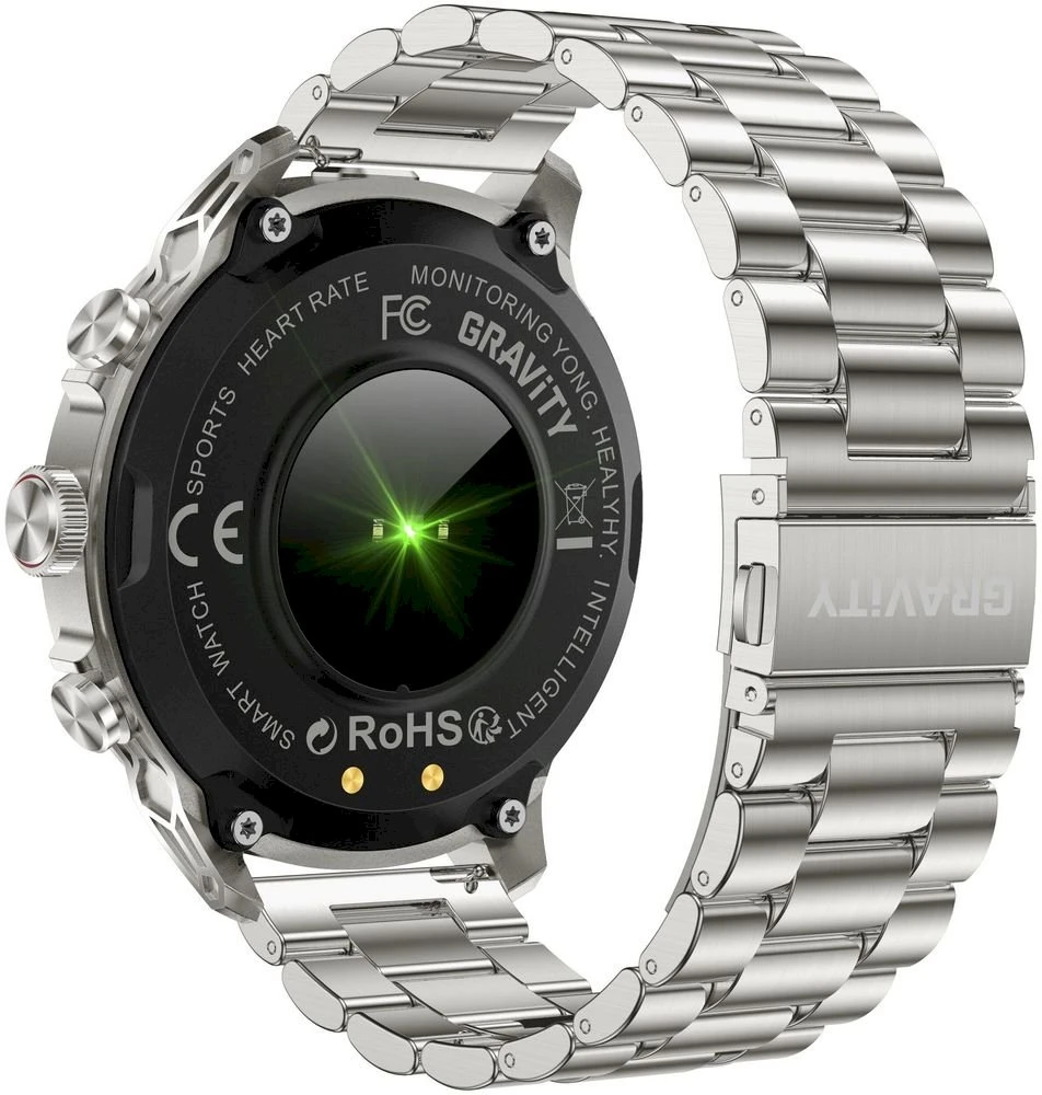 Išmanusis laikrodis MĘSKI GRAVITY GT41-3 - BLUETOOTH CALL, DODATKOWA BRANSOLETA (sg053c)